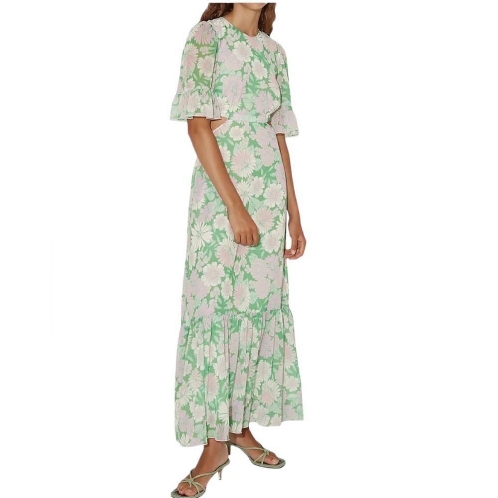 Hansen + Gretel Josephine Cut-Out Maxi Dress Size S - Picture 10 of 14